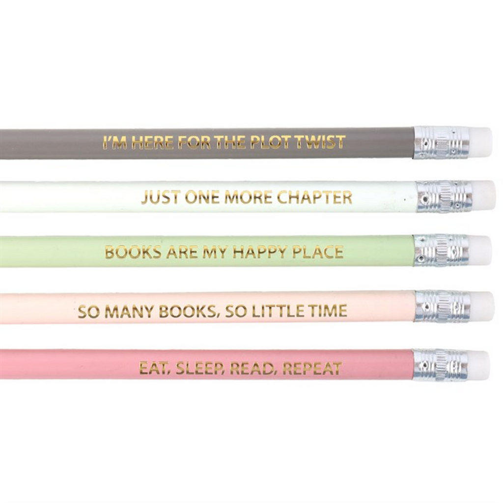 Literature Quote Pencil Set (Pack of 5)