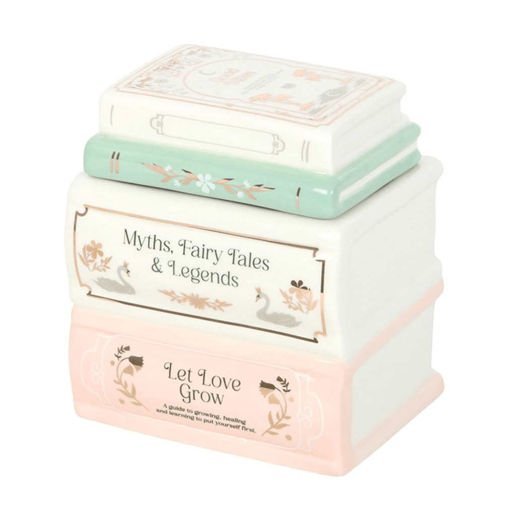 Book Stack Ceramic Oil Burner & Wax Warmer - BAMBI