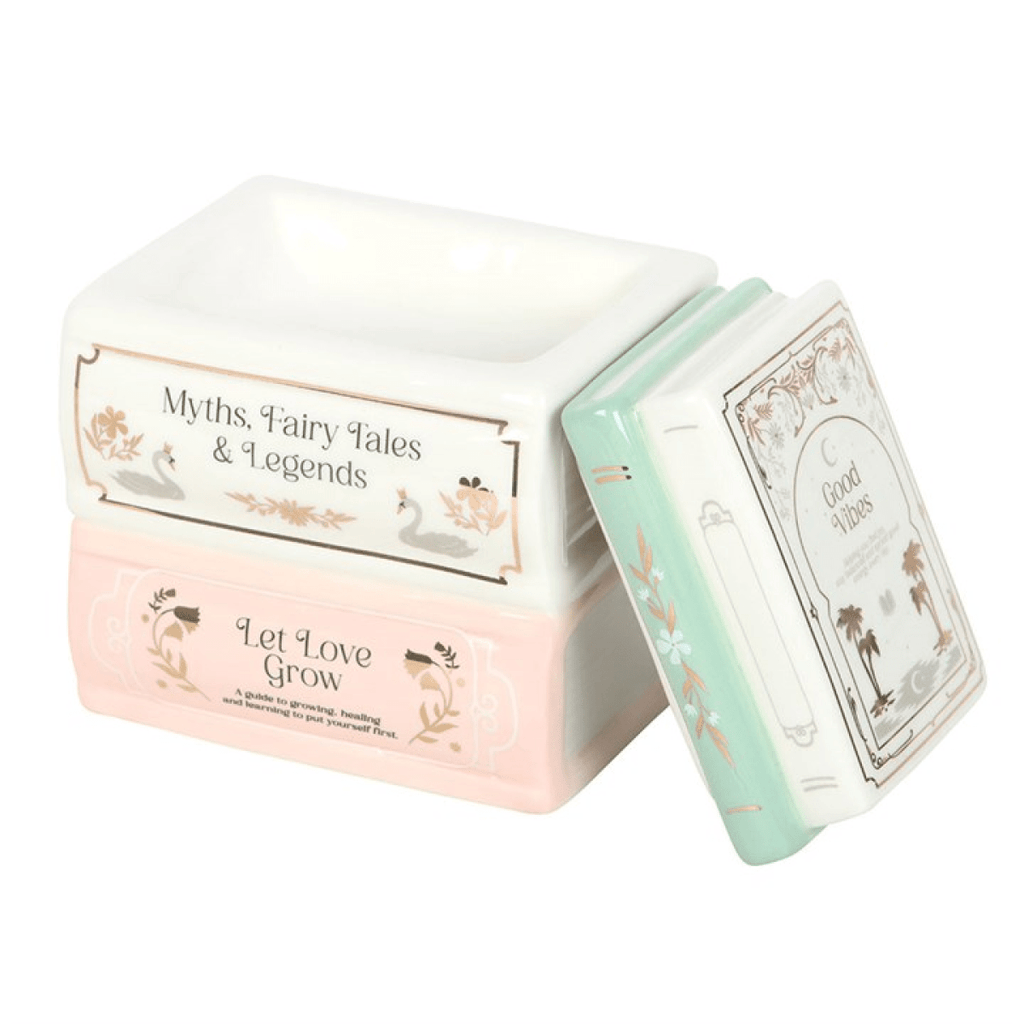 Book Stack Ceramic Oil Burner & Wax Warmer - BAMBI