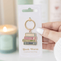 “Book Worm” Enamel Keyring - BAMBI