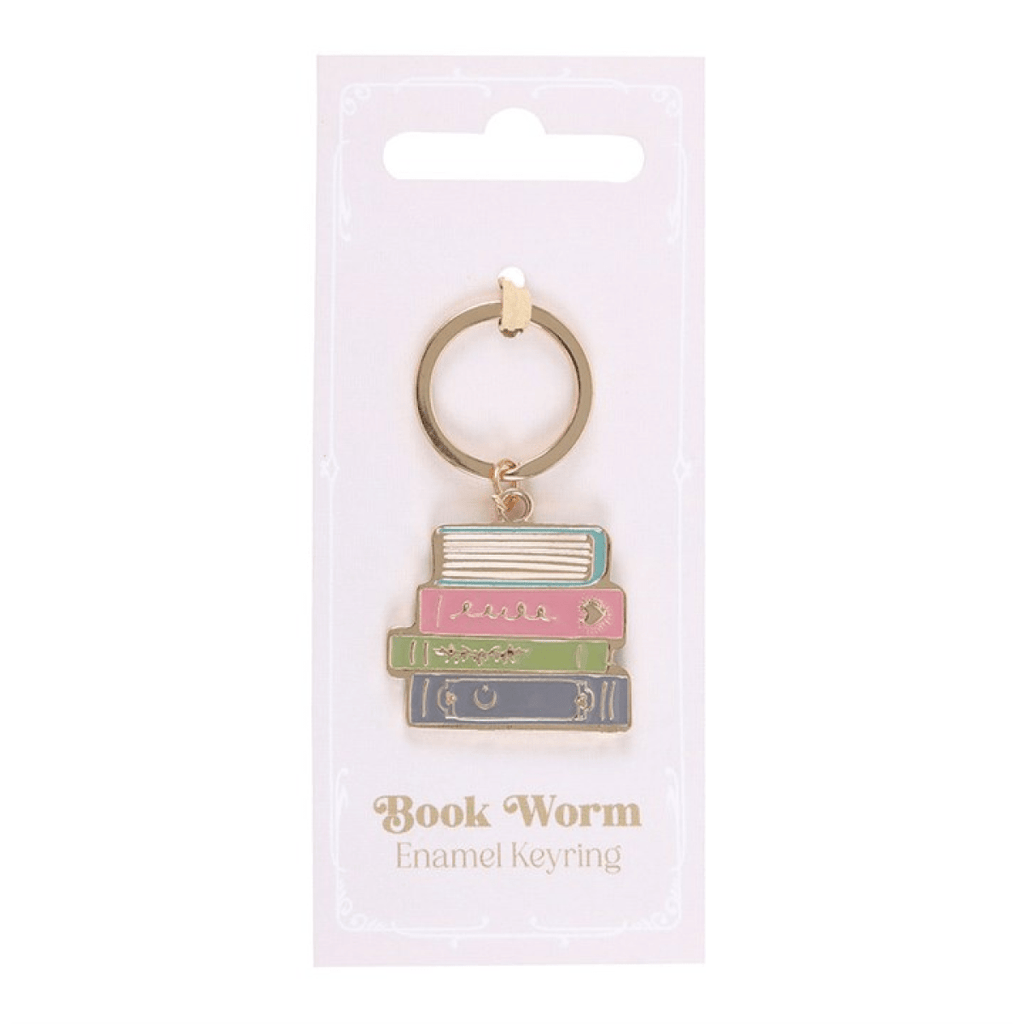 “Book Worm” Enamel Keyring - BAMBI