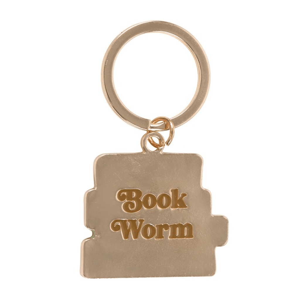 “Book Worm” Enamel Keyring - BAMBI