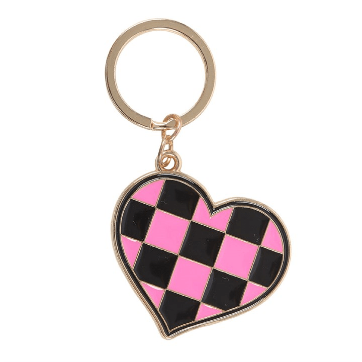 Checker Heart Chaos Keyring - BAMBI