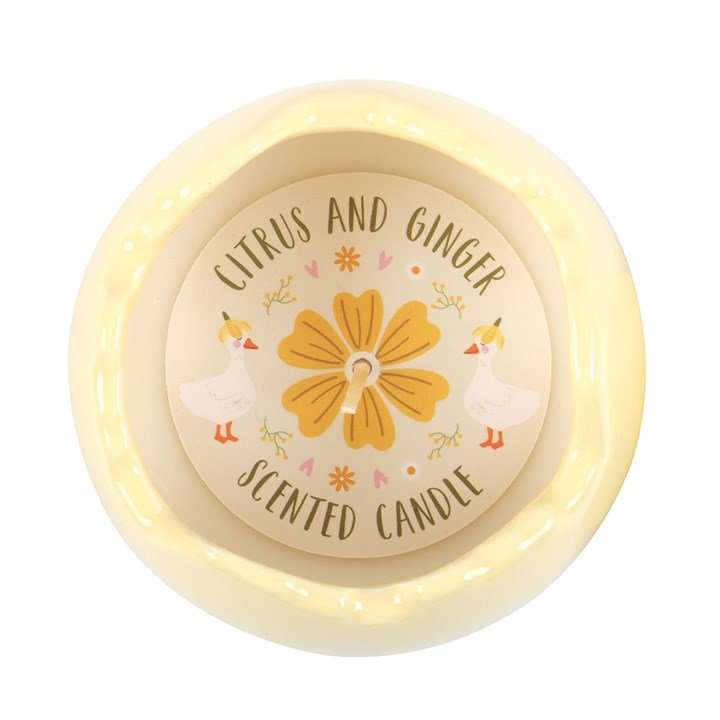 Citrus & Ginger Egg Shaped Candle - BAMBI