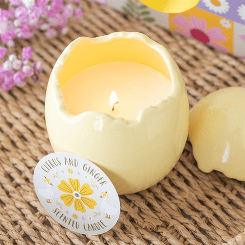 Citrus & Ginger Egg Shaped Candle - BAMBI