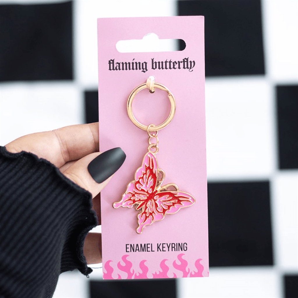 Cyber Butterfly Keyring - BAMBI