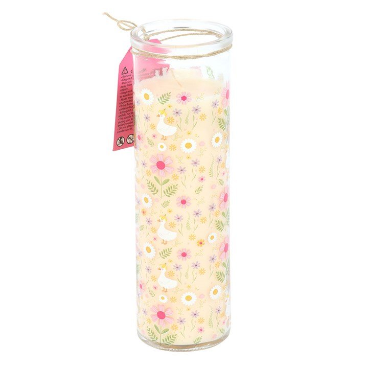 Daisy & Duck Print Vanilla Tube Candle - BAMBI