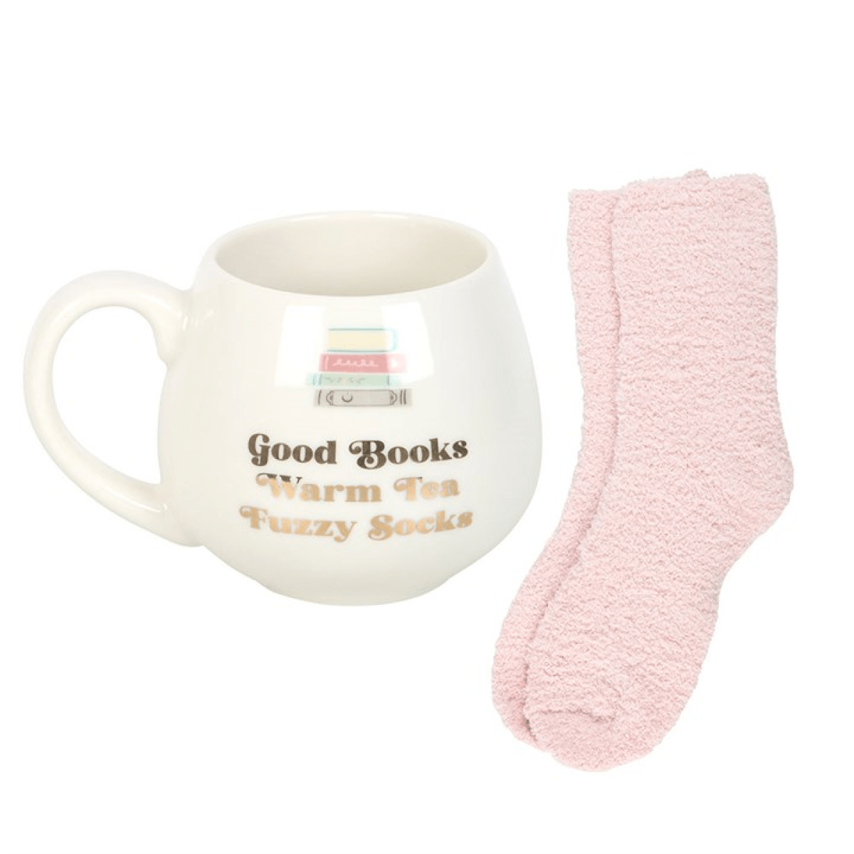 Good Books, Warm Socks, Hot Tea Gift Set (450ml) - BAMBI