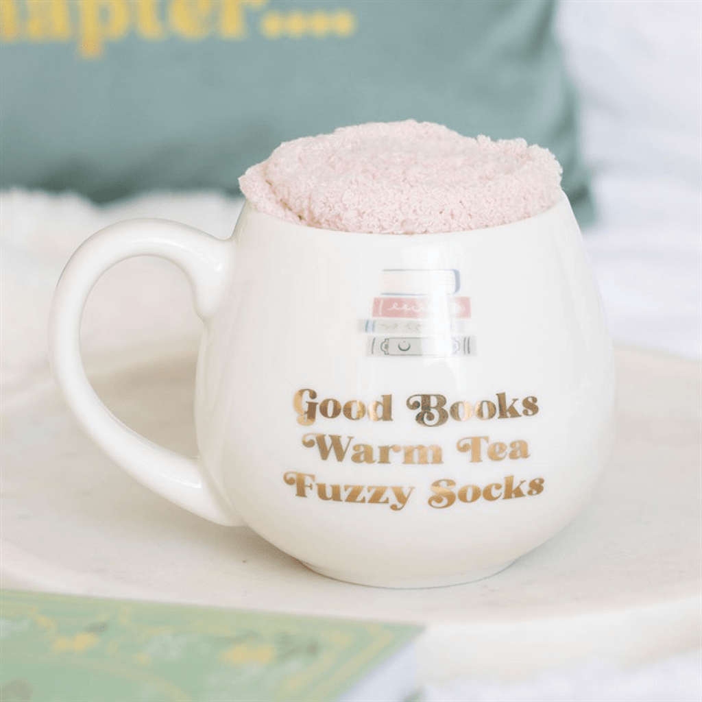 Good Books, Warm Socks, Hot Tea Gift Set (450ml) - BAMBI