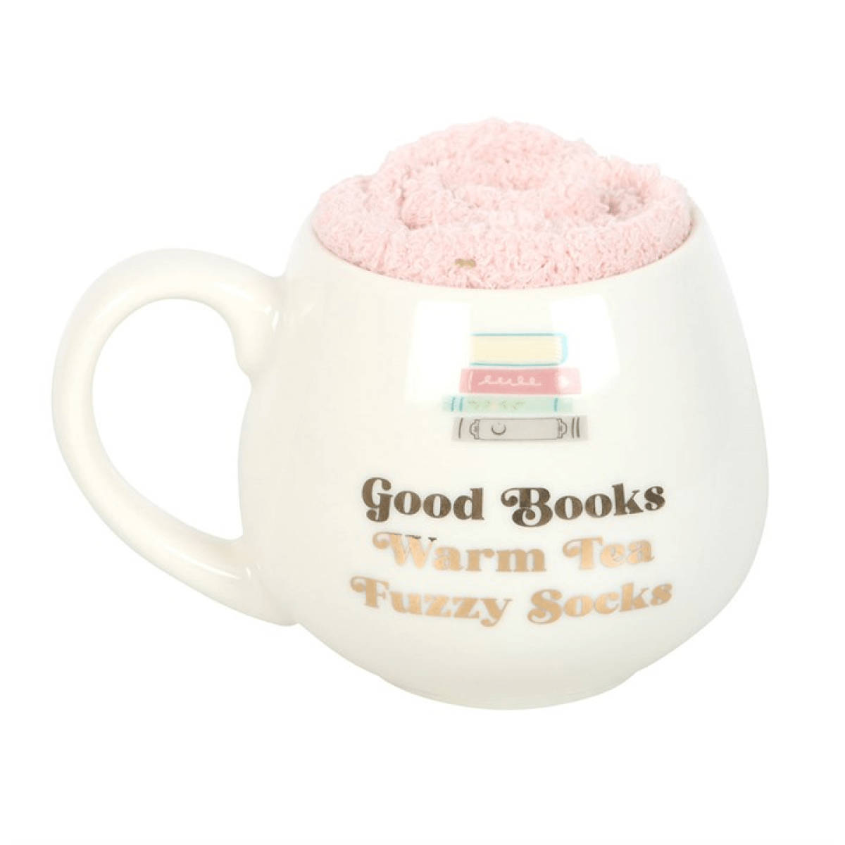 Good Books, Warm Socks, Hot Tea Gift Set (450ml) - BAMBI