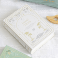 "Good Vibes" White Book Shaped Storage Box - BAMBI