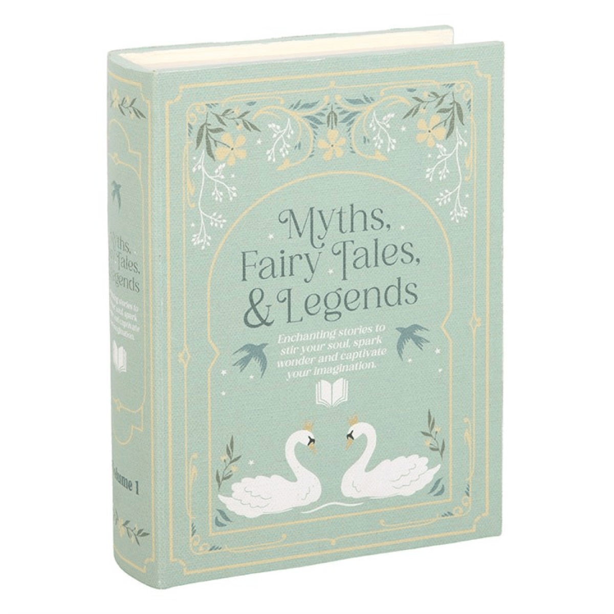 Green Vintage Book Style Storage Box - BAMBI