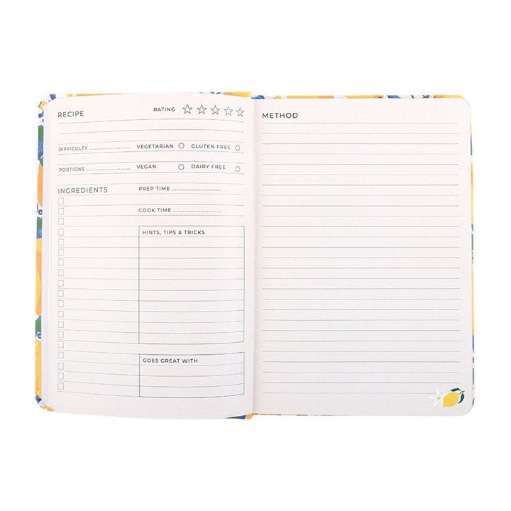 Italian Lemon Recipe Journal (A5) - BAMBI
