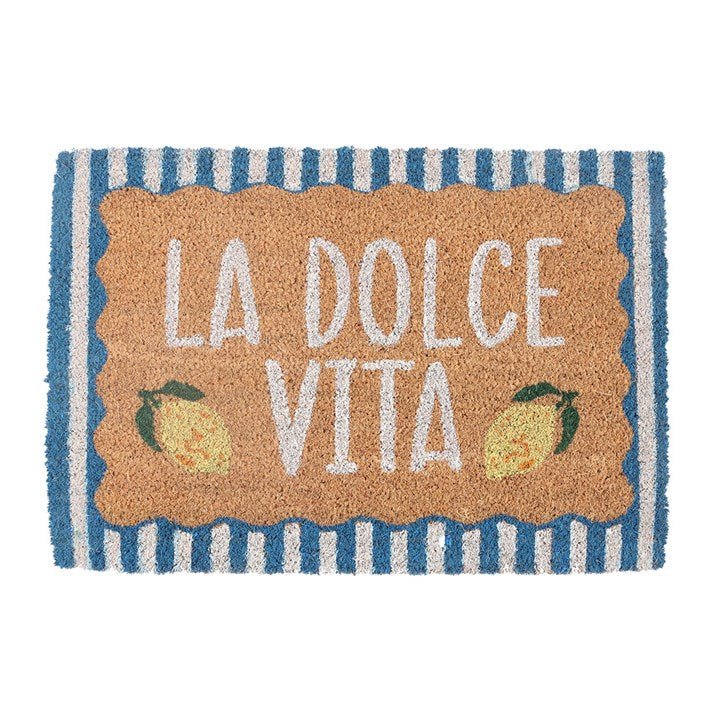 “La Dolce Vita” Lemon Doormat - BAMBI