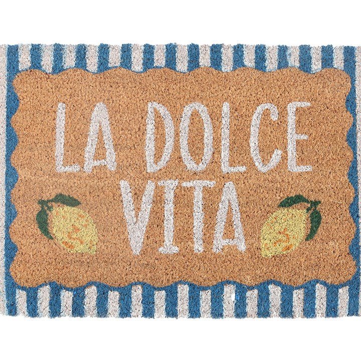 “La Dolce Vita” Lemon Doormat - BAMBI
