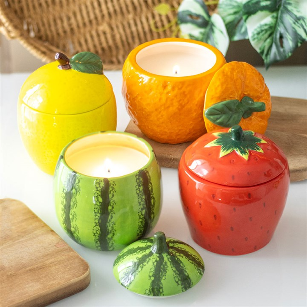 Lemon Shaped Candle Jar - BAMBI