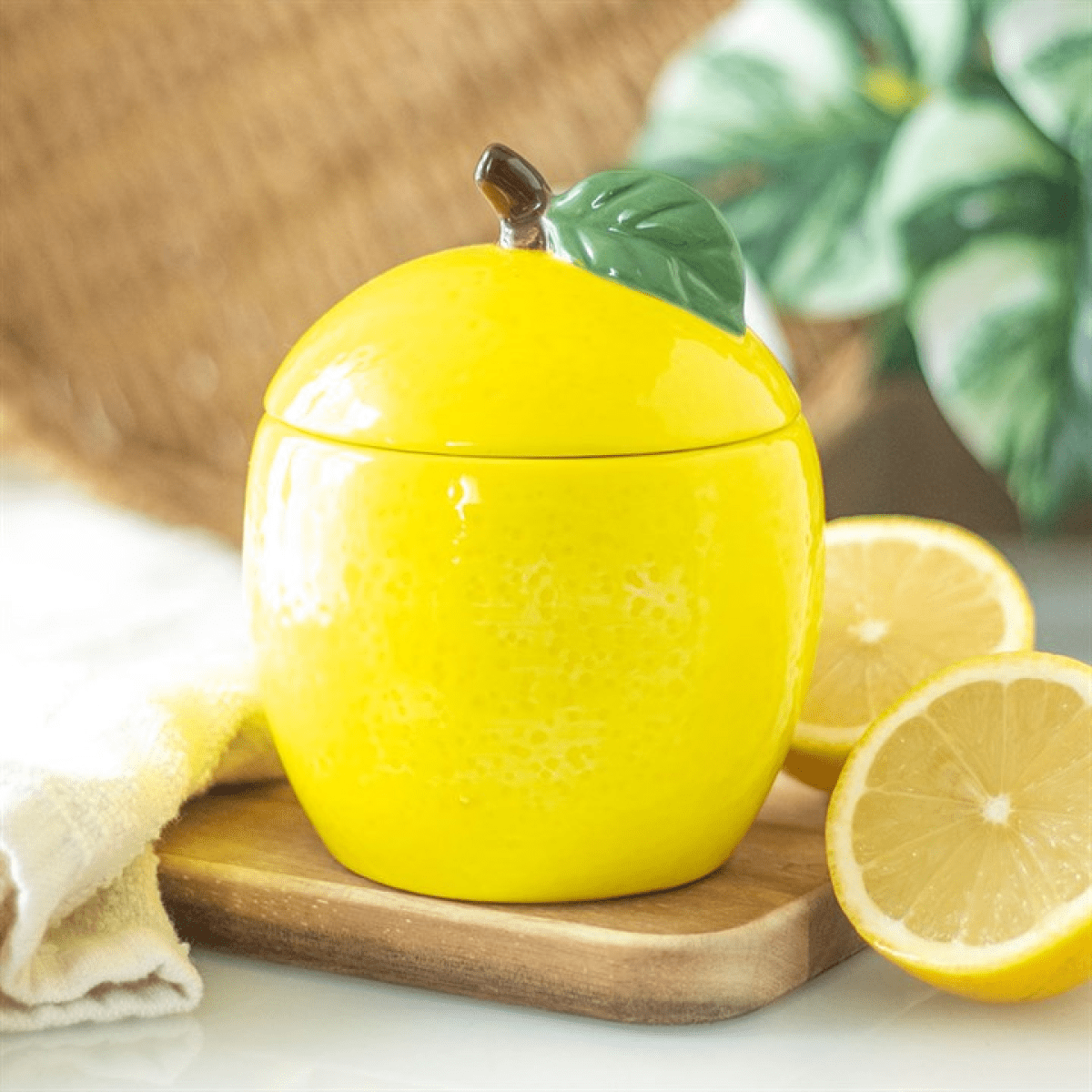 Lemon Shaped Candle Jar - BAMBI
