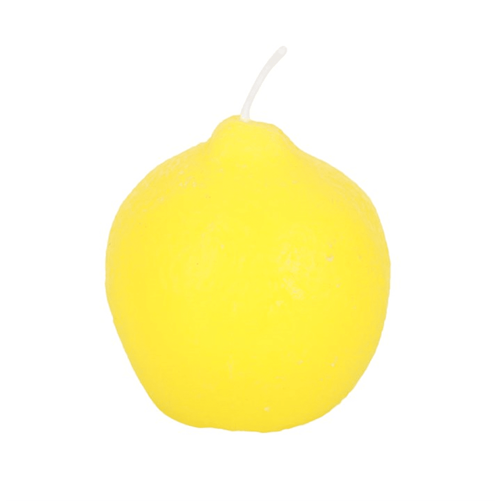 Lemon - Shaped Candle Set (3 Pack) - BAMBI