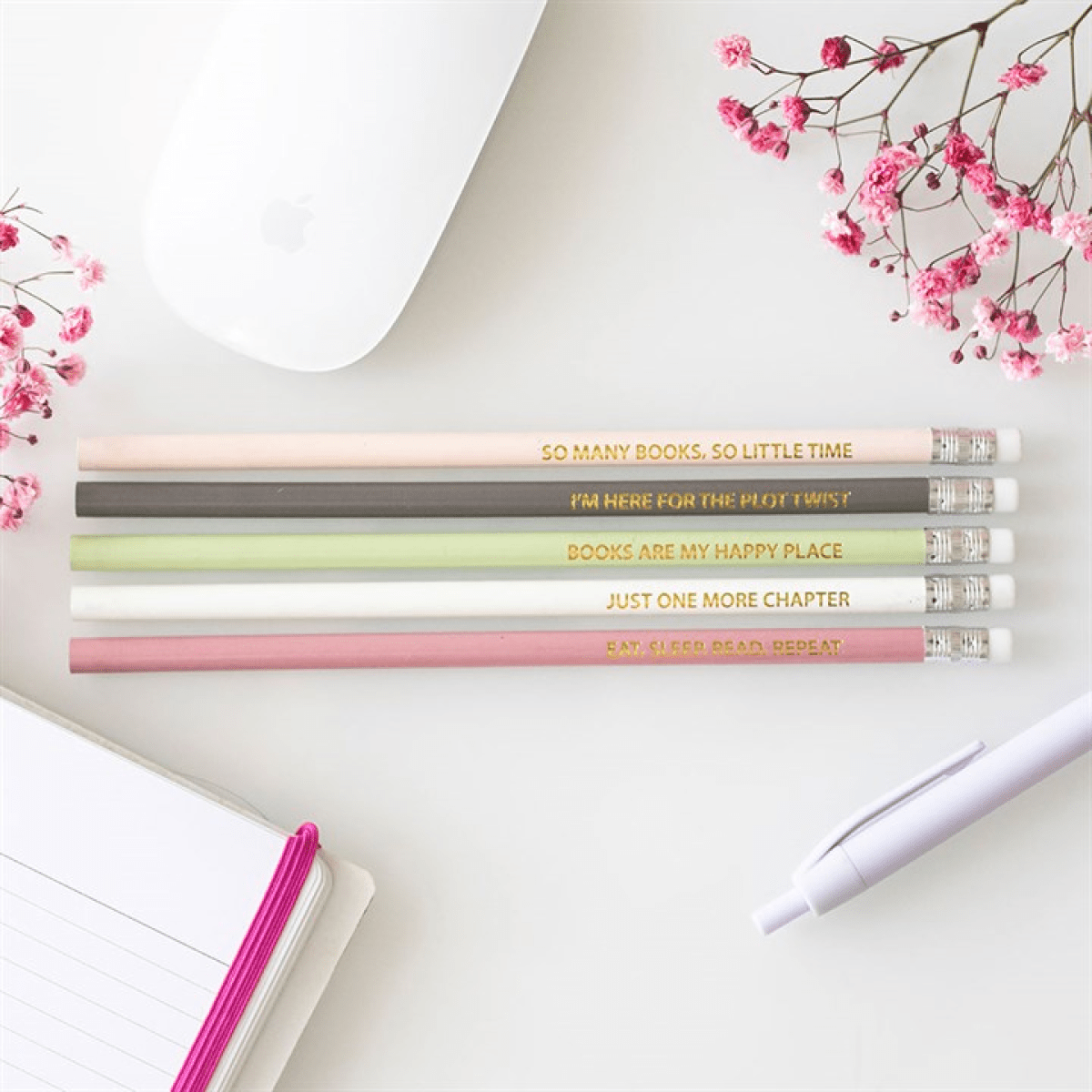 Literature Quote Pencil Set (Pack of 5) - BAMBI