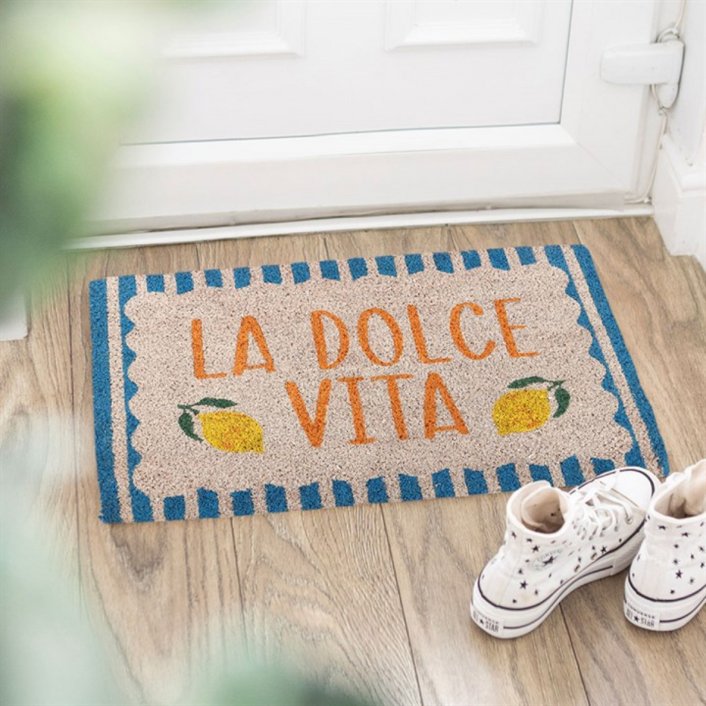 “La Dolce Vita” Lemon Doormat