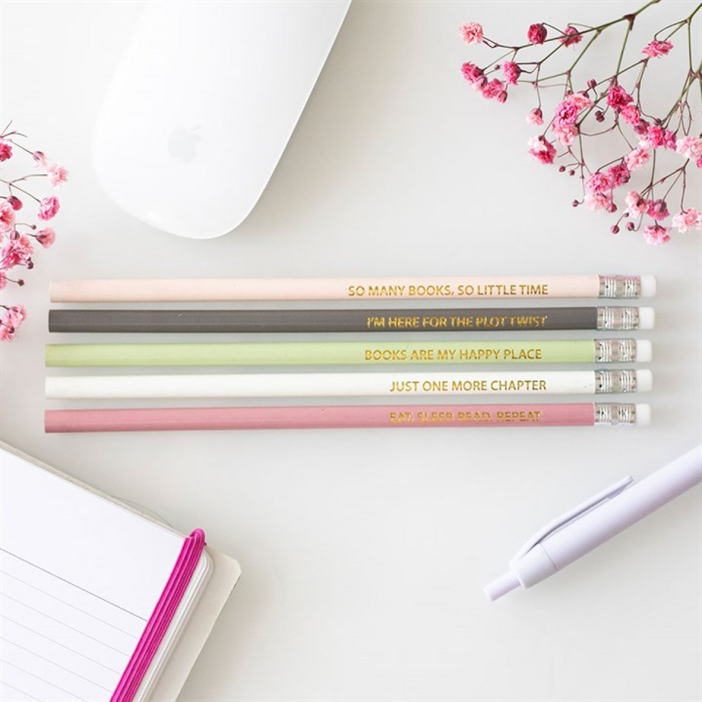 Literature Quote Pencil Set (Pack of 5)
