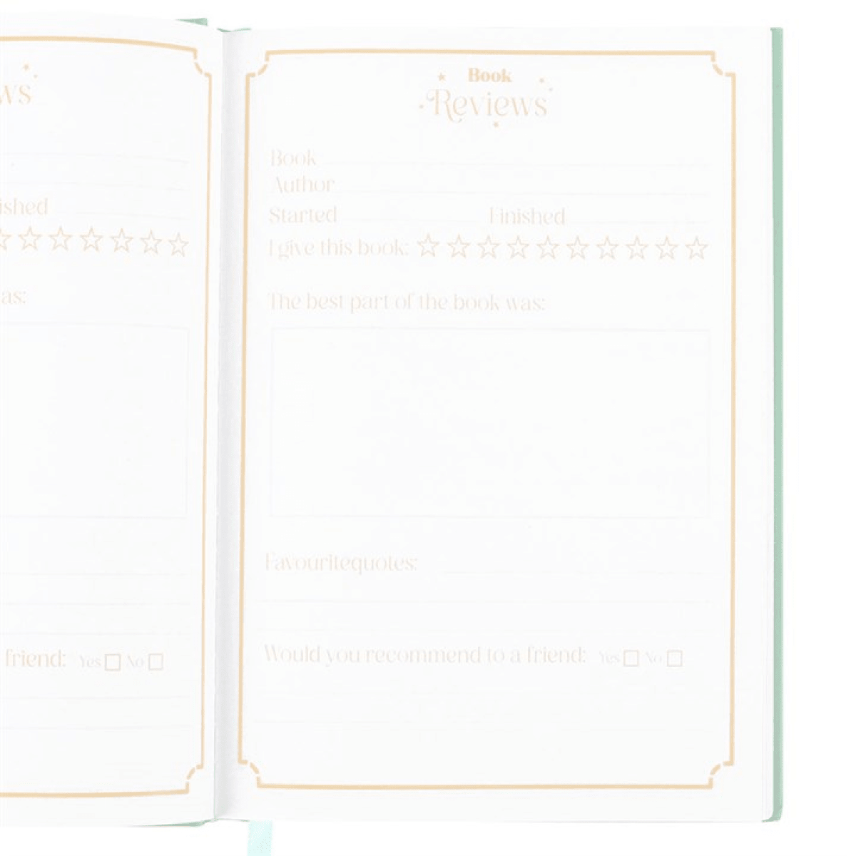 My Reading Journal A5 Notebook - BAMBI