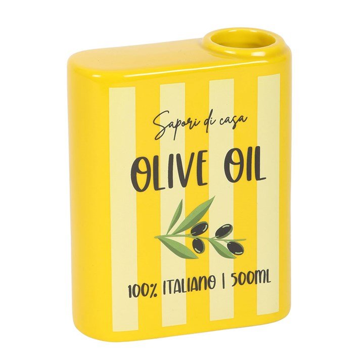 Olive Oil Tin Ceramic Vase - BAMBI