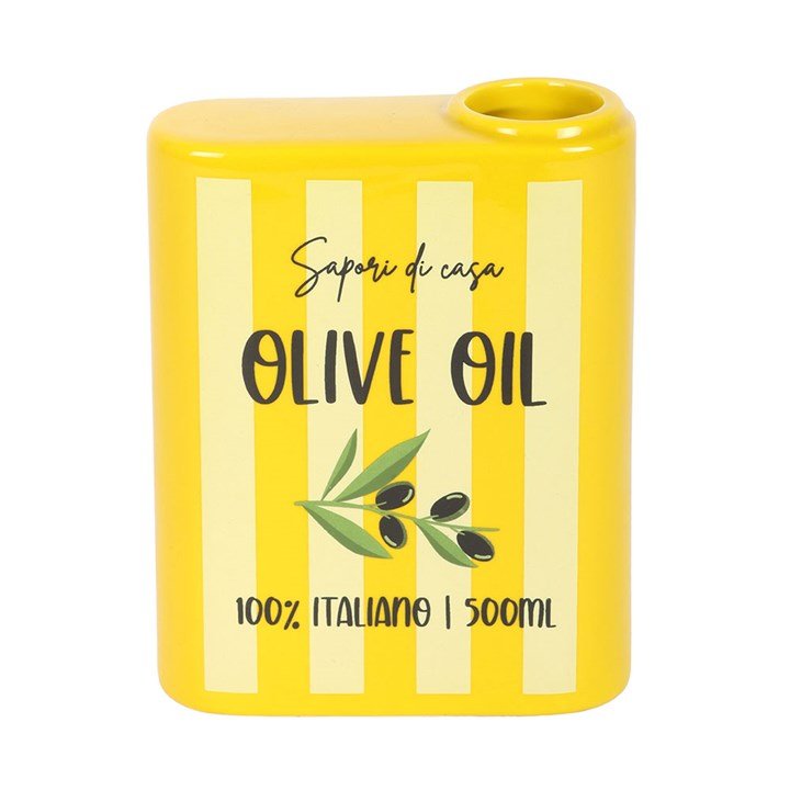 Olive Oil Tin Ceramic Vase - BAMBI