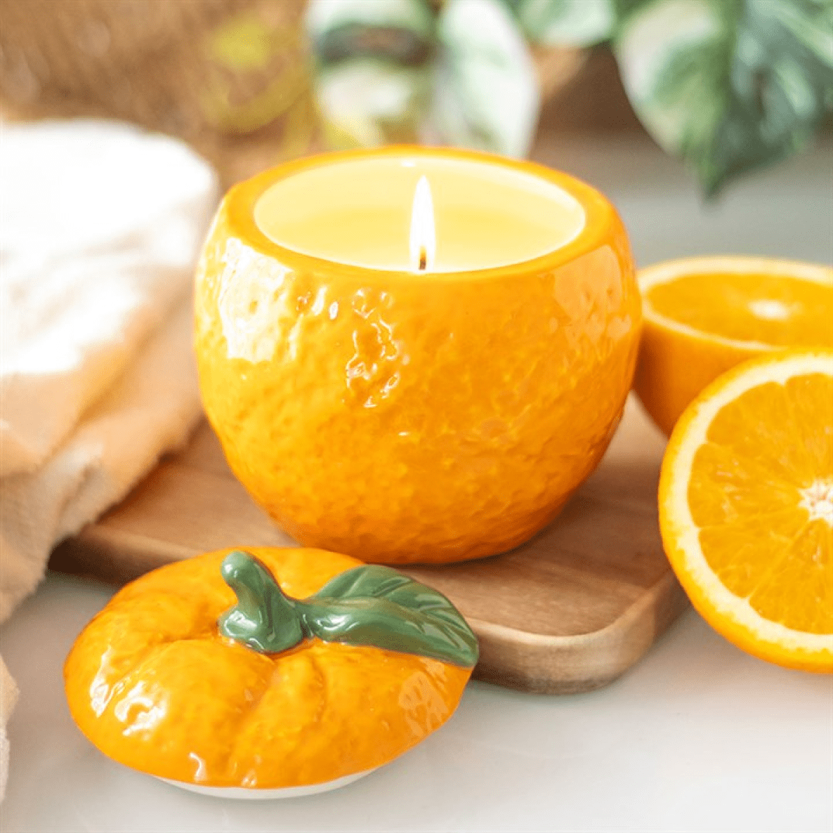 Orange Shaped Candle Jar - BAMBI