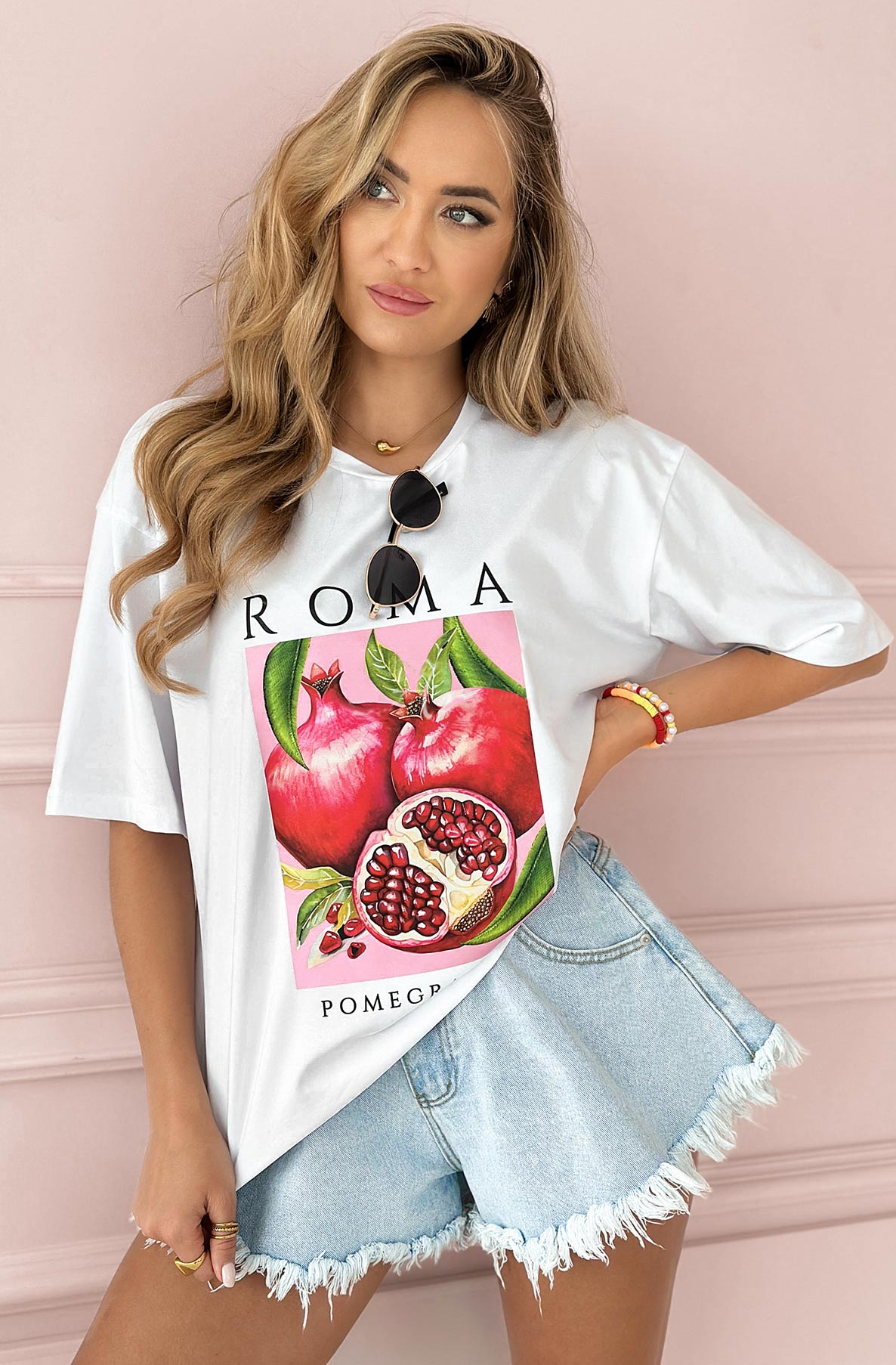 SCARLETT - 'Pomegranate' Graphic Printed Shirt