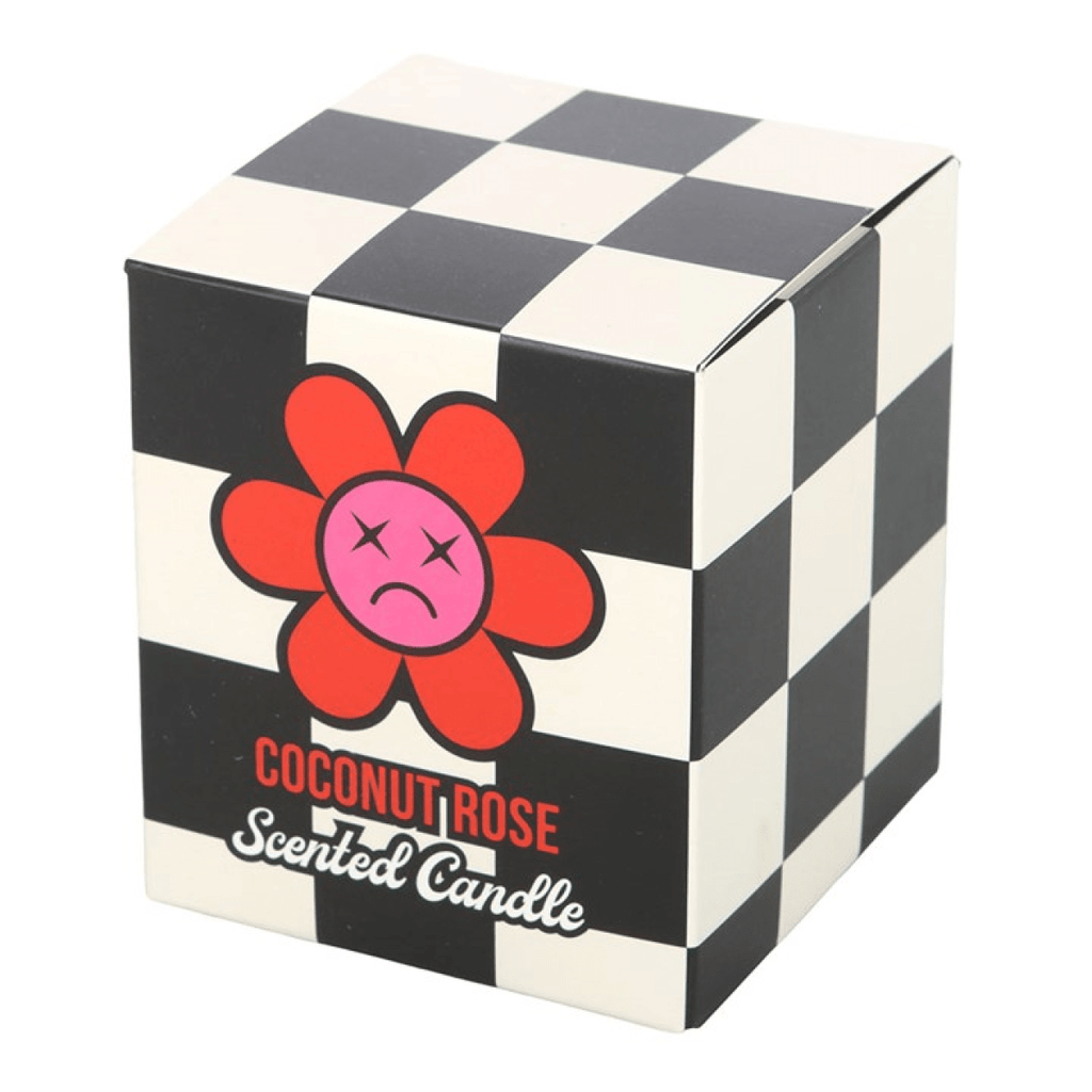Sad Bloom Checkerboard Candle - BAMBI