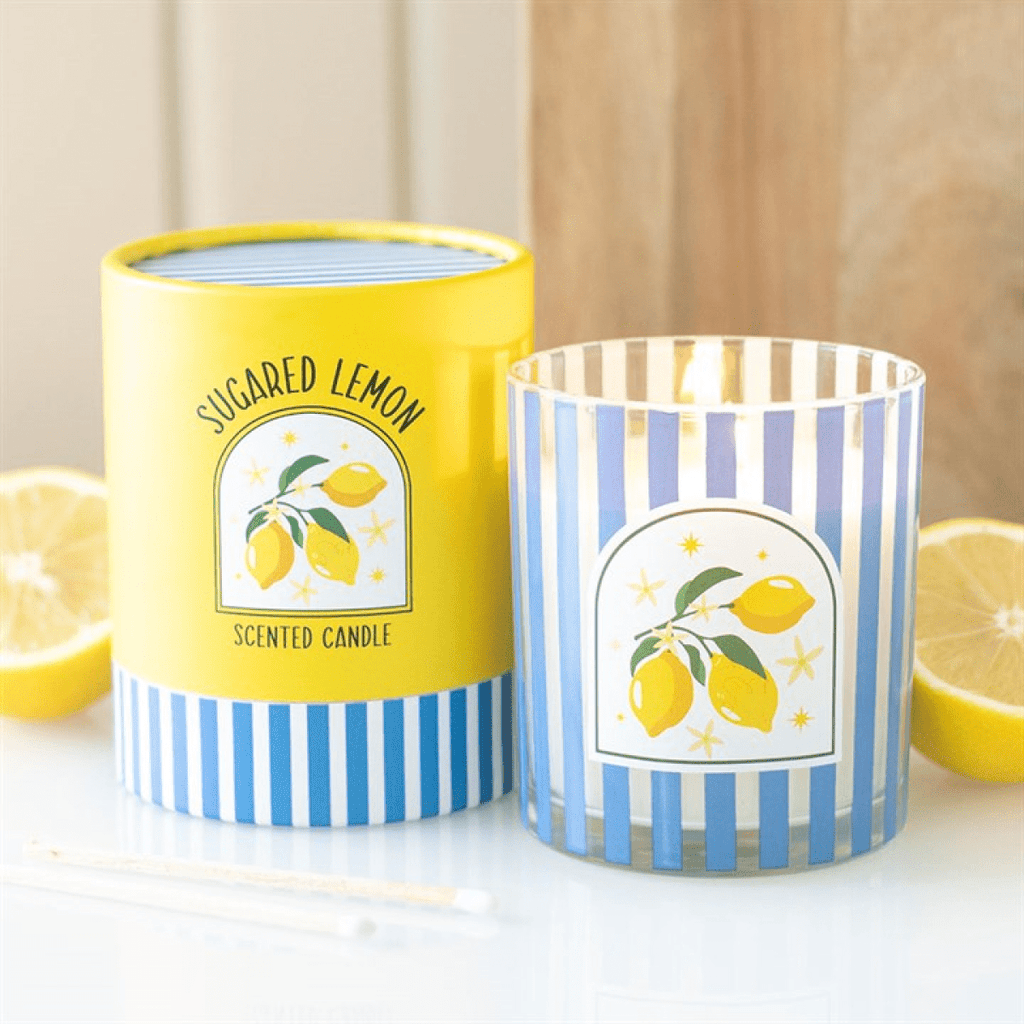 Sugared Lemon Scented Candle - BAMBI