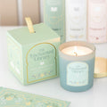 The Enchanted Library Leather, Patchouli & Amber Candle - BAMBI