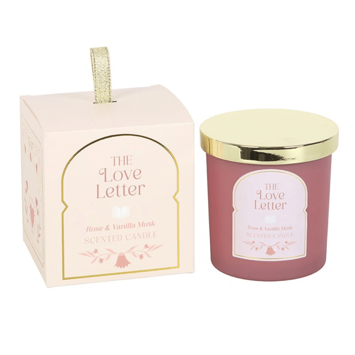 The Love Letter Rose & Vanilla Musk Candle - BAMBI