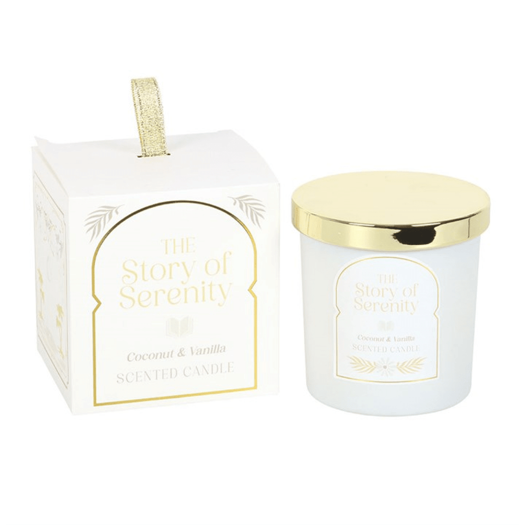 The Story of Serenity Coconut & Vanilla Candle - BAMBI