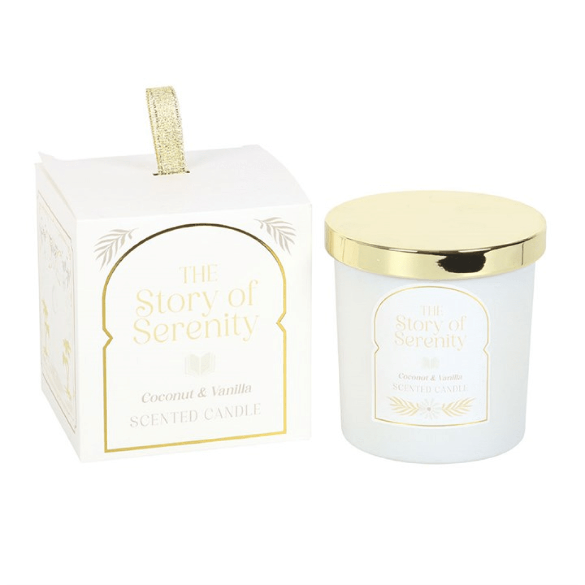The Story of Serenity Coconut & Vanilla Candle - BAMBI