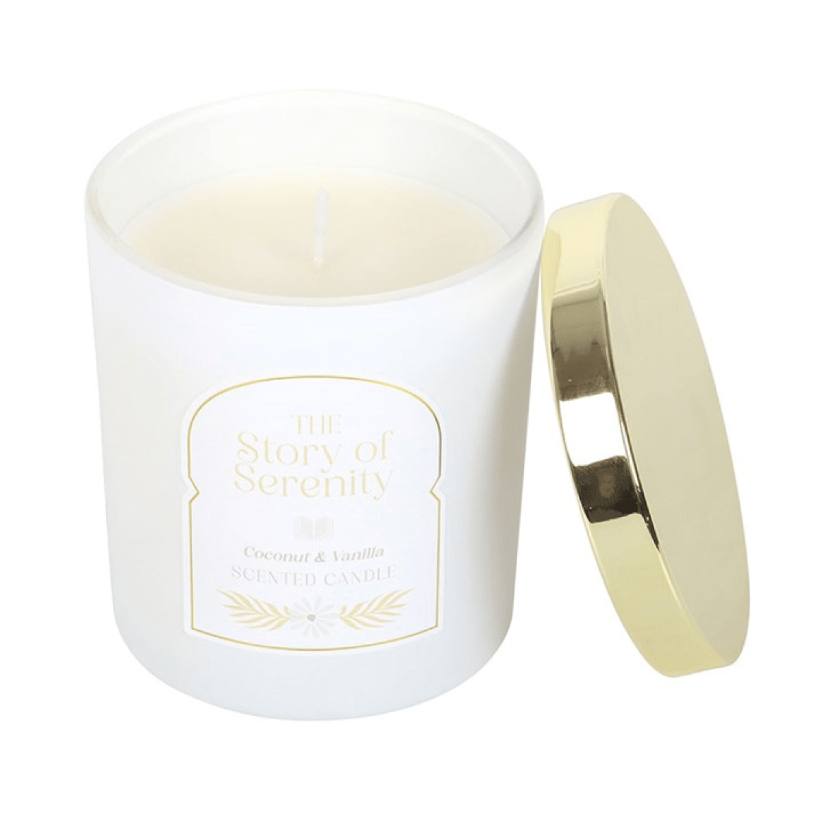 The Story of Serenity Coconut & Vanilla Candle - BAMBI