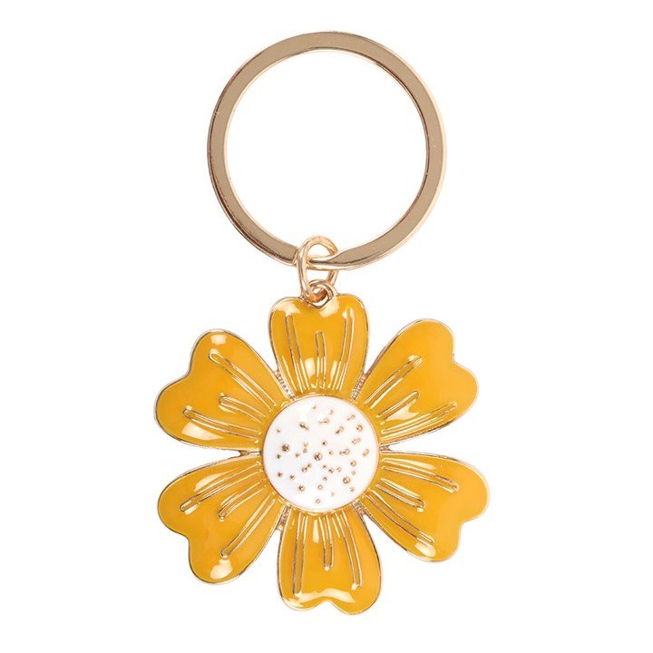 Yellow Daisy Keyring - BAMBI
