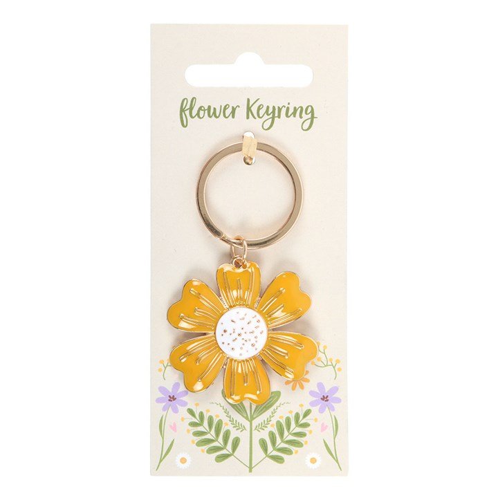 Yellow Daisy Keyring - BAMBI