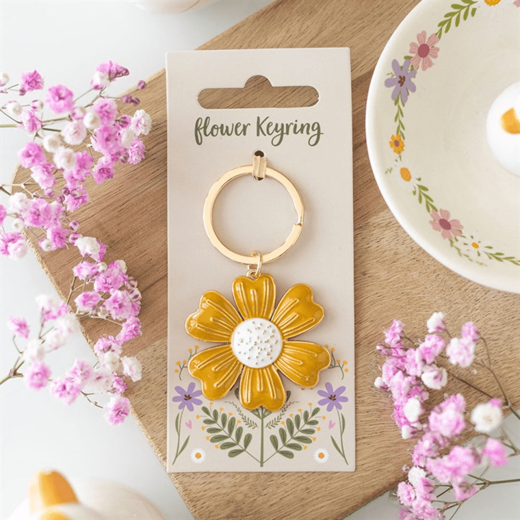 Yellow Daisy Keyring - BAMBI